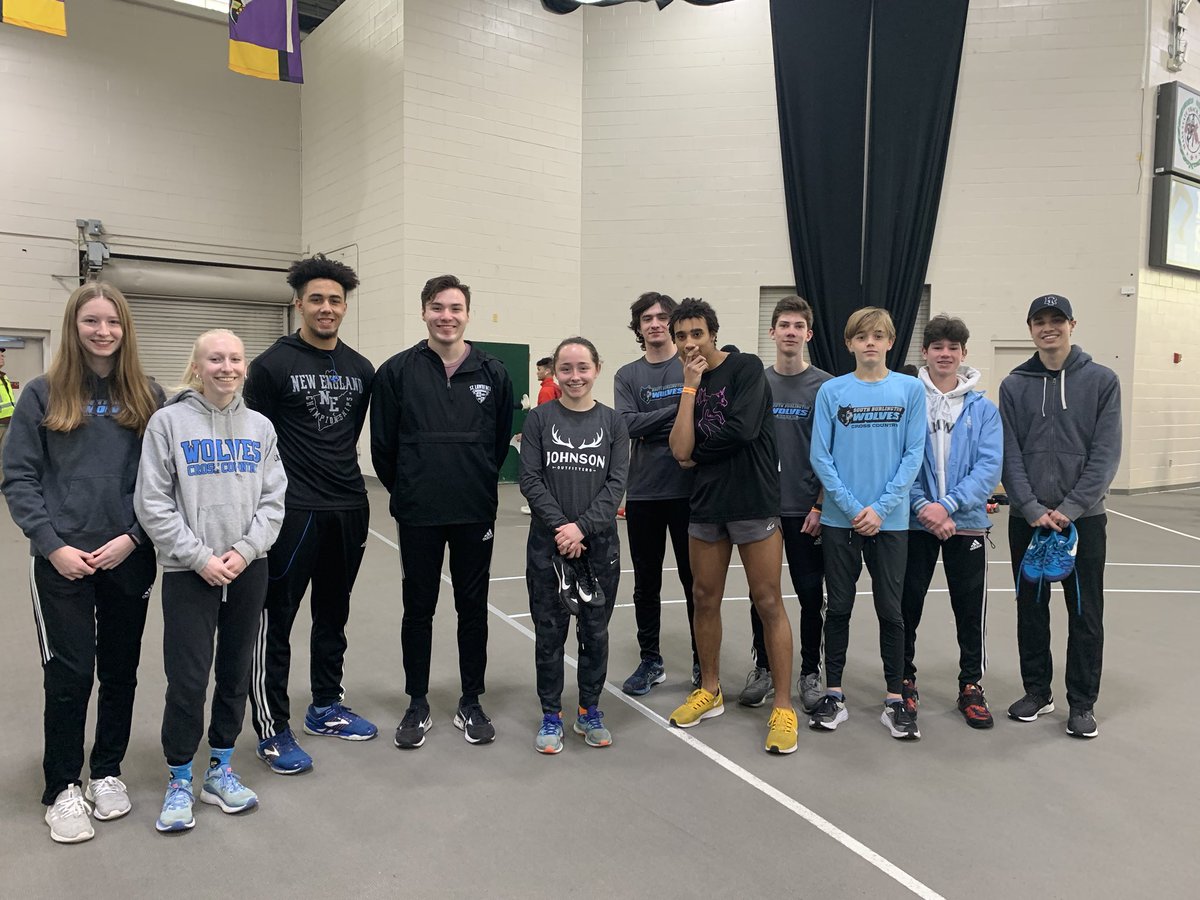 trackfield05403's tweet photo. Some our Track &amp; Fiele athletes at New England’s! Go Wolves! https://t.co/c8LYcuF2m2