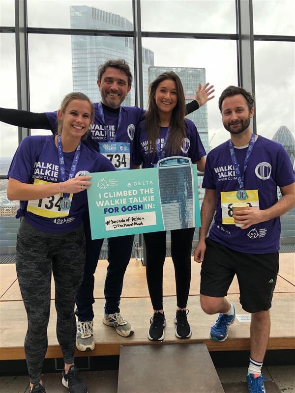 ThePlanetMark's tweet photo. They made it! For anyone who still wants to sponsor the fundraising page is still open for another 6 weeks. #GOSHtowerclimb #fundraising #teamwork https://t.co/adX2EwwOYX https://t.co/jF7MxZaYJw
