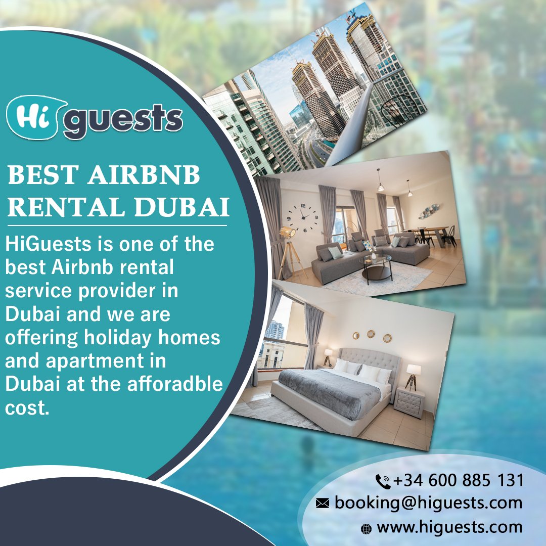 Help yourself with the best Airbnb rental service provider - Higuests and book affordable rental for your stay during your vacation. Find right staying destinations from the most trusted web portal i.e. higuests.com

#adventure #vacation #Dubai #HiGuests #company