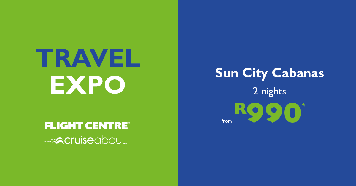 All our @CruiseAboutRSA and Flight Centre stores are ready to get you started on planning and booking for your next holiday. Walk into one of our stores for exclusive #TravelExpo20 packages