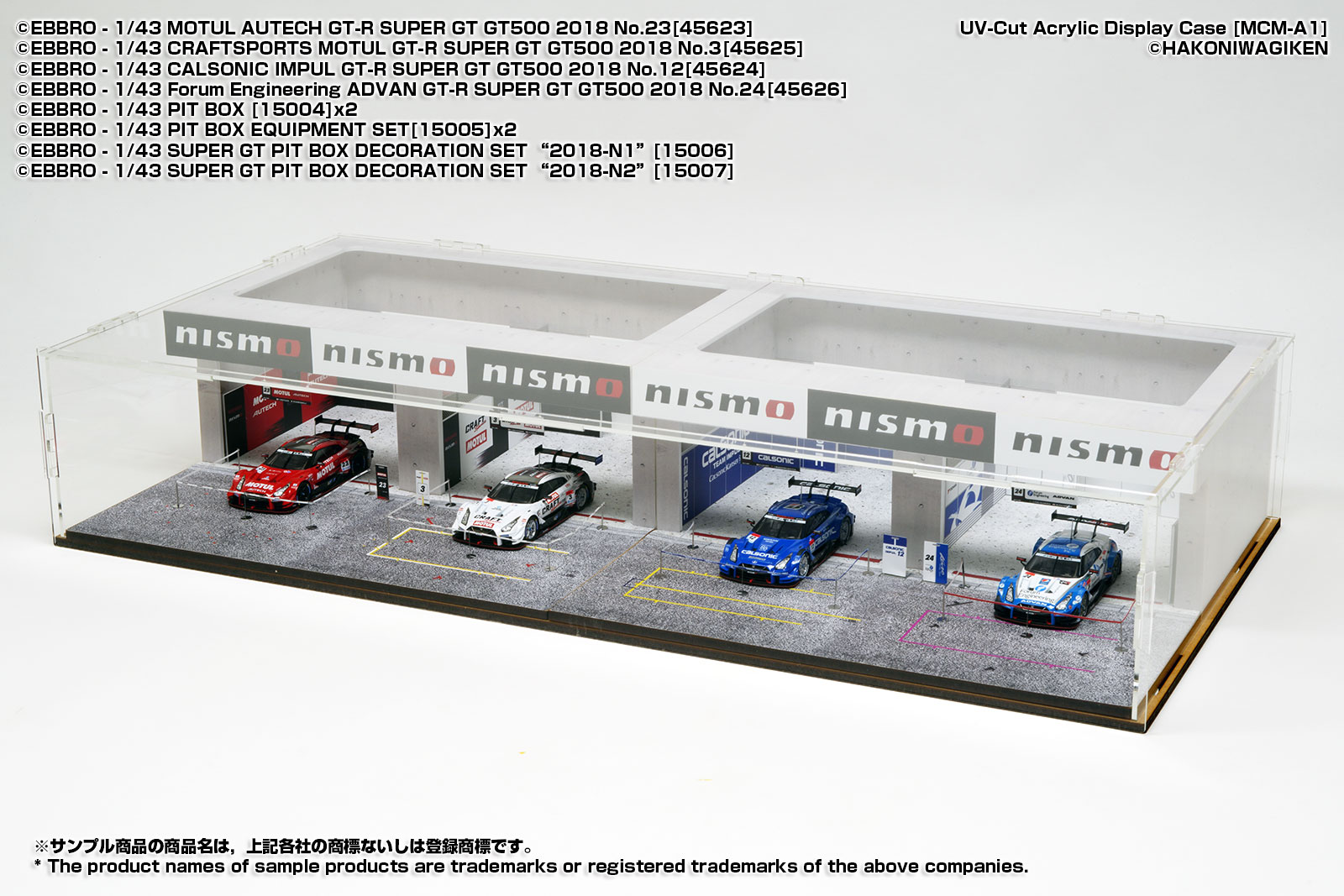 EBBRO 2018 CRAFTSPORTS MOTUL GT-R No.3（エブロ 1/43 ニスモ