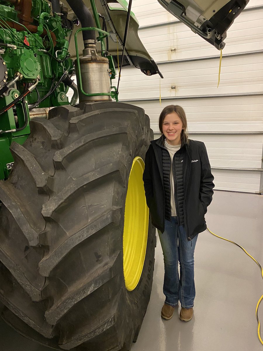 ABGOHPMSFFA's tweet photo. A group of our AFNR students got to travel to the John Deere Regional Training Center. Here they learned about the John Deere technician program and other careers within John Deere! https://t.co/sGcGtfUgBH