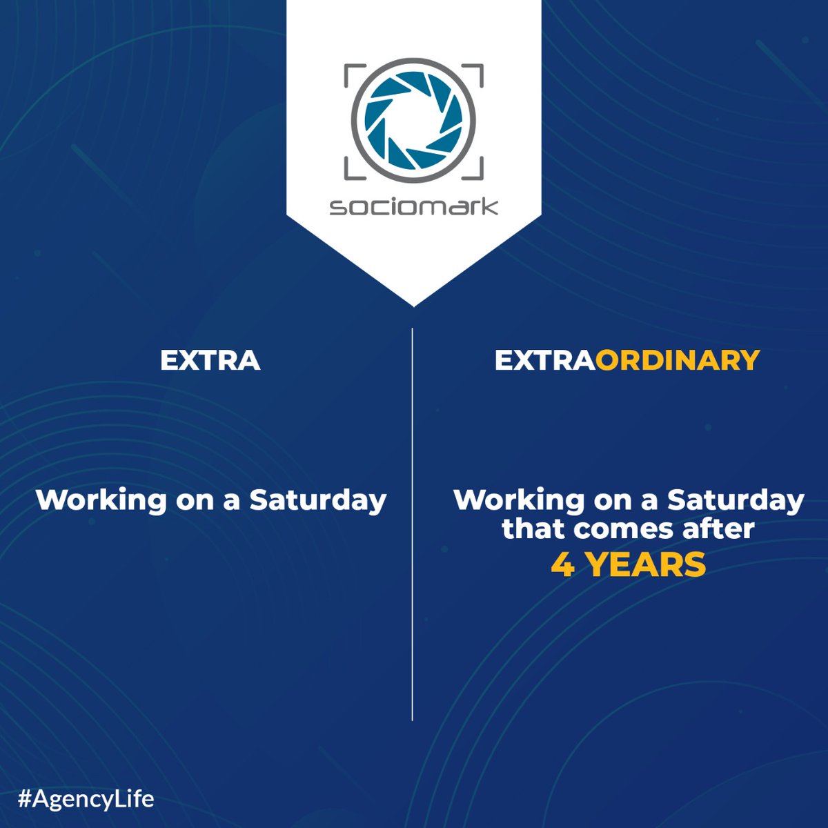 sociomarkin's tweet image. SAT-EXTRADAY!
#ExtraFormat #AgencyLife
#LeapYear2020 #LeapYear 
#LeapDay2020 #Sociomark