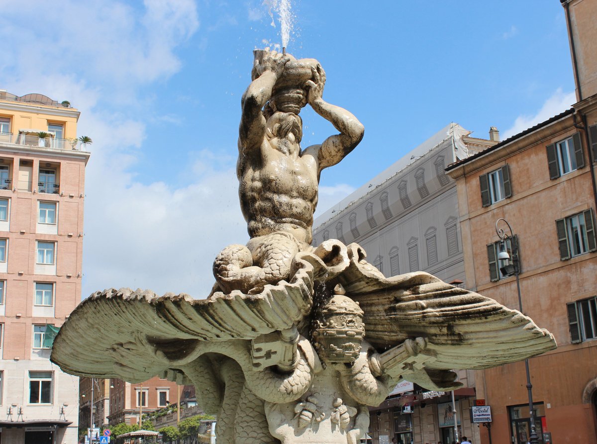 RomaExperience's tweet photo. Fontana del Tritone. Located in Piazza Barberini and sculptured by the genius Bernini!

#walkingtour #privatetours #travelindustry #travelconsultant
#travelagencies #travelagent #toursofrome #visititaly #italytravel #italianamerican #italoamericano #romecenter #triptoitaly https://t.co/A4zzUkaCxC