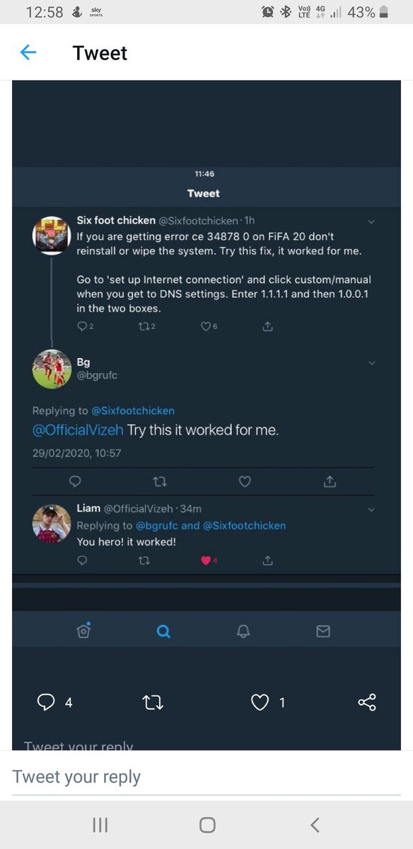 dallsop1983wr's tweet photo. @neilg38 been having same issues, this worked for me https://t.co/JN4E4hqzJD