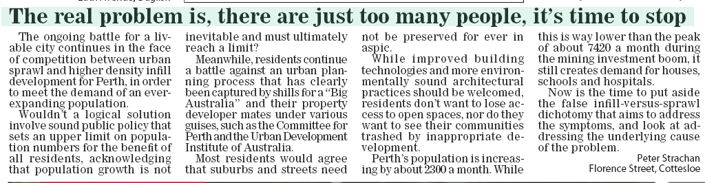 Peter_Strachan's tweet photo. Treat the cause, as published in The Post Newspaper 29 - 2 -20 #BetterNotBigger https://t.co/8nHfV1lkMU