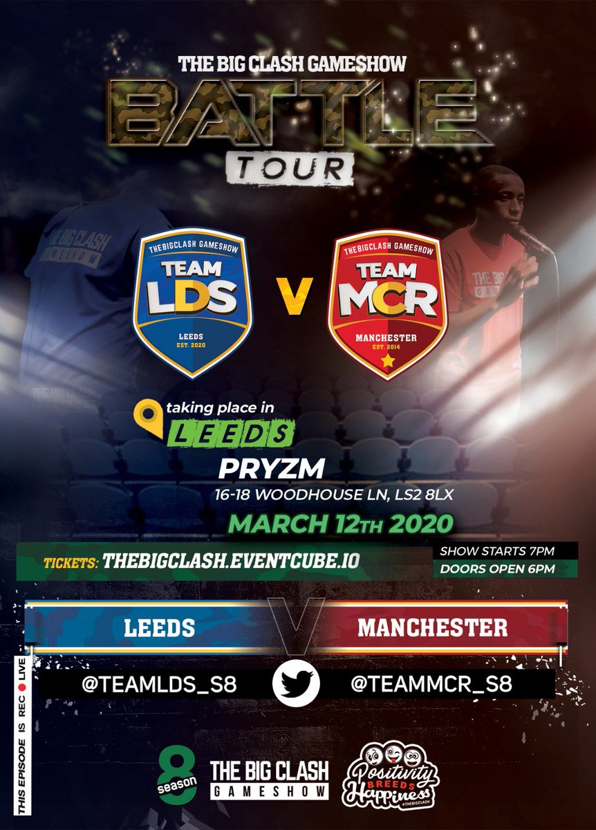 TeamLDS_S9's tweet photo. 🔵 #TeamLDS vs #TeamMCR 🔴
We need to bring the 🔥 come March 12th😤
📍Pryzm, LS2 8LX 📍
We are also having a games night this Monday so come catch a vibeee🤩🤩🤩🤩
Get your online ticket 🎫:
https://t.co/aogsDkITx2 https://t.co/Od8anlYydH