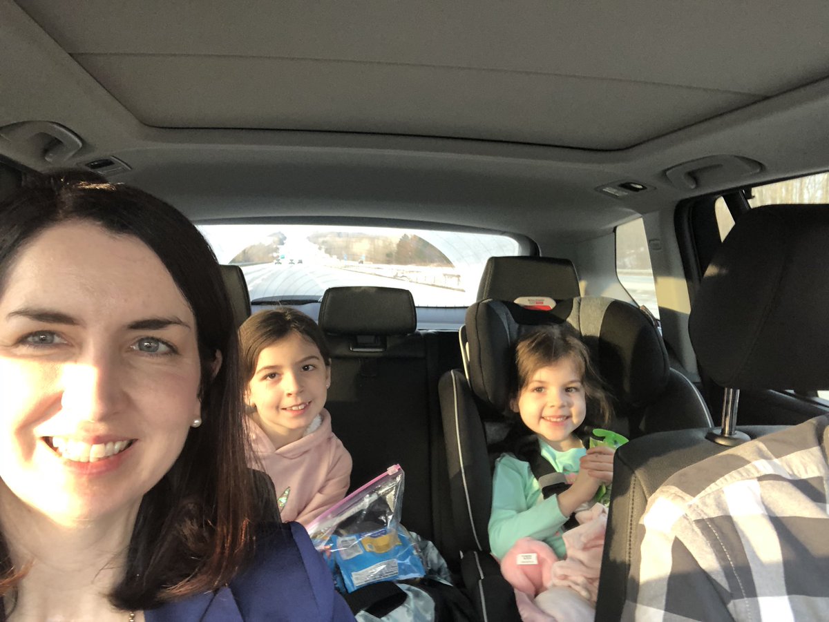 DrJNicholas's tweet photo. Early morning trip to Cleveland to talk about #MultipleSclerosis Brain Health. These 2 budding neurologists are tagging along😍#MS #WNGTweets https://t.co/798oCW6PEh