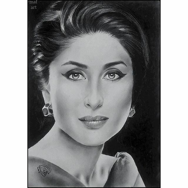 mafart1's tweet photo. Drawing @therealkareenakapoor  by @maf.art , I hope you like it ❤. .
.
.
.

#drawing🎨#art #charcoaldrawing  #pencildrawing https://t.co/fj9bZo4Vbs