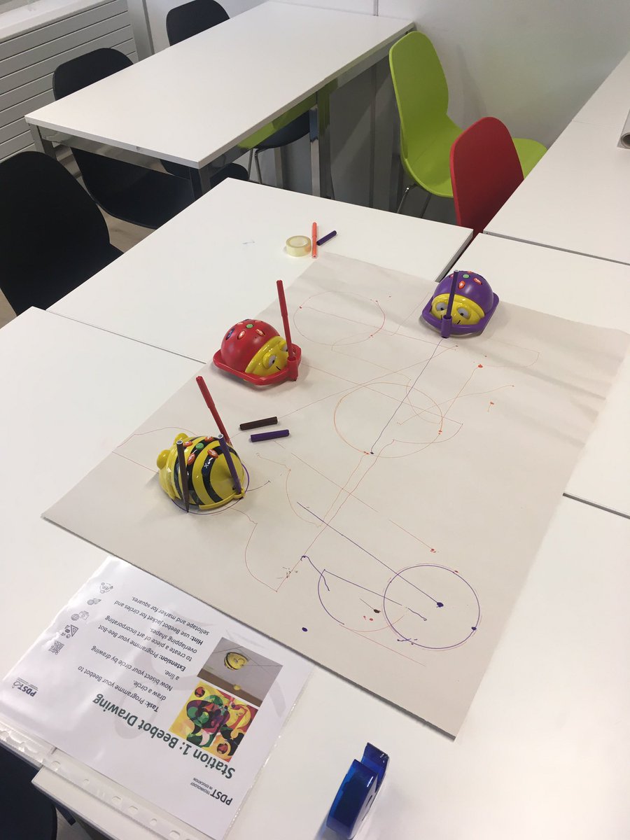 EoinStakelumedu's tweet image. Brilliant hands-on workshop by @roisin_lineen and @ClaireORiordan3 on using robotics for #STEAM education in the primary classroom. @codewithroot #Probot #Beebot #problemsolving