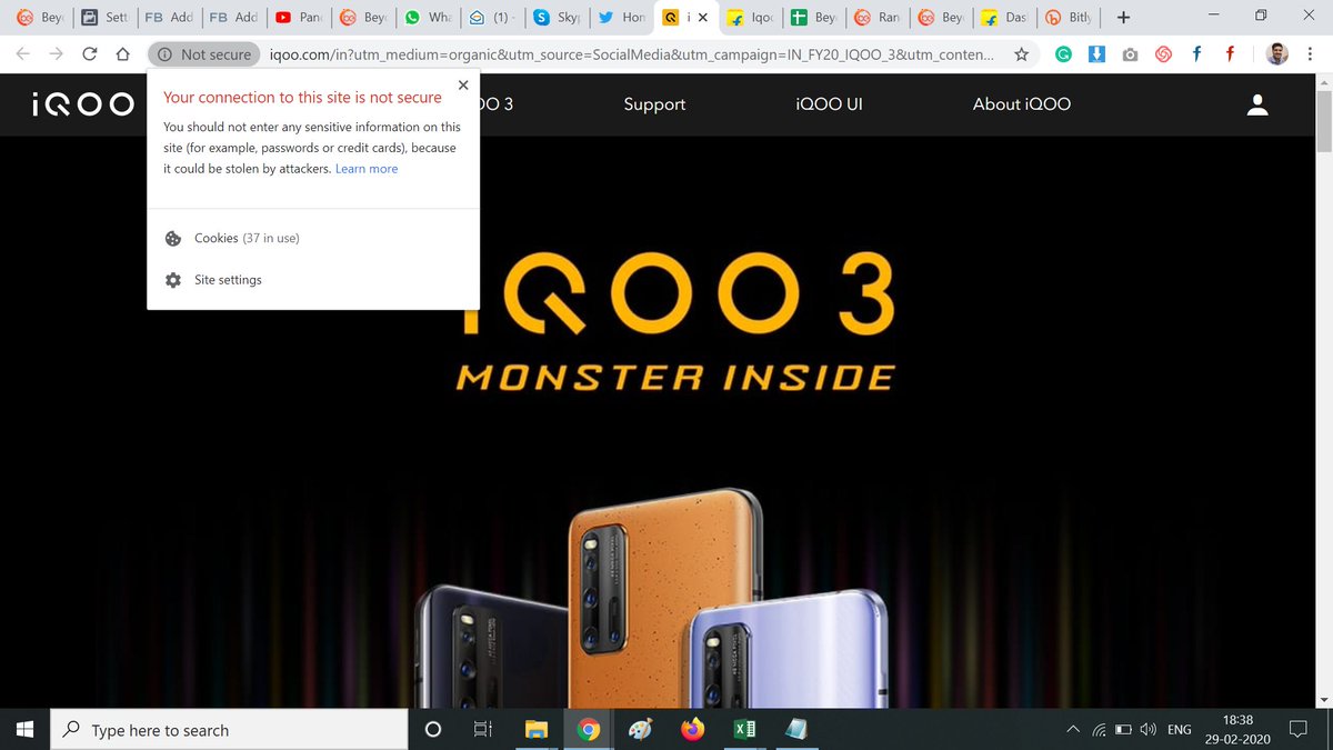 bedigisure's tweet image. Good to see you&apos;re putting so much effort and money in the marketing. Just wanted to highlight one error(SSL) which you should correct it on priority as this might your website sales. Flipkart has SSL certificate bit.ly/2TtMIO7

#SureshChaudhary #DigitalMarketing