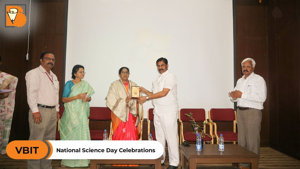 VBITHYD's tweet photo. The R&D centre of VBIT in association with H&S department celebrated #NationalScienceDay in all glory. On this auspicious day Dr. K Nagaratna, Director IMD Hyderabad addressed on “#WeatherforecastingServices and early warning systems”
#NationalScienceDayCelebrations #ScienceDay https://t.co/GnuDRmtiHG