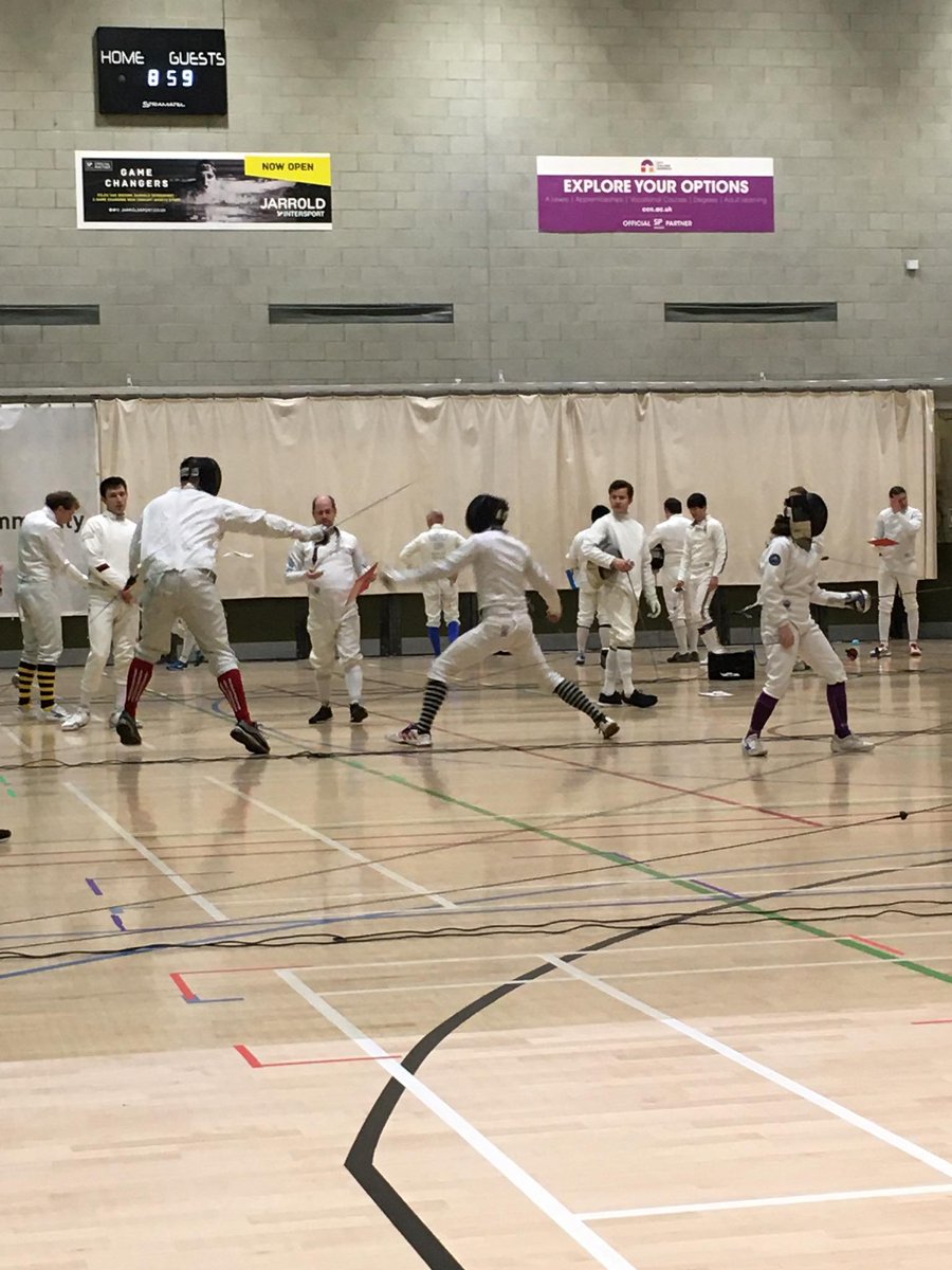 Master of Arms is happening now <a href="/SportsparkUEA/">Sportspark</a>!!! It's our highest turnout for the competition, which is open to all fencers. Question is... who will be this year's Master of Arms??? 🤺🤺 #MOA2020 #UEAsport #fencingUK