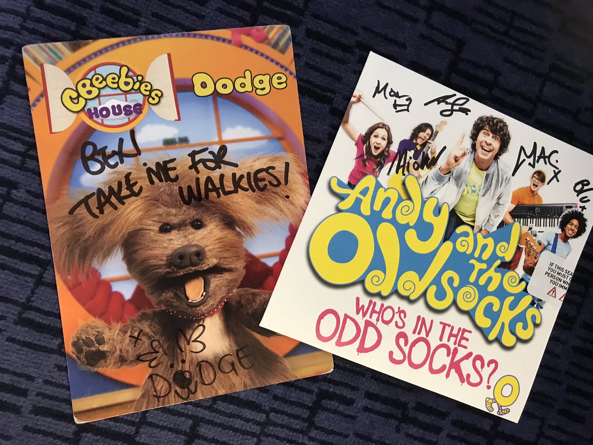 Kidzcoolit's tweet photo. More than happy with these signed goodies. Good Times!!! https://t.co/yiUHcKH3jo .@andyoddsock #AndyAndTheBand #WheresTheButton .@CBeebiesHQ .@AndyDayTV .@WarrickBP https://t.co/ul1IDwZQAK