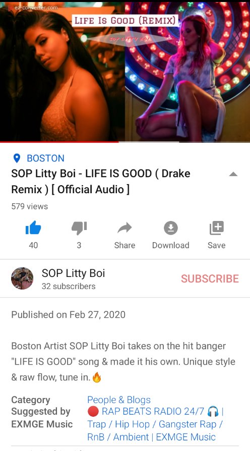 Soplittyboi's tweet photo. Let's get to 1k views please! π₯ Just click the link and go tune in π₯πΆποΈ.
#YouTube #MusicForRichPeople
#NewMusicFriday #SONGS #college #uk #USA #motivation #littyway https://t.co/tSMqf9LnS7 https://t.co/NoCYBsPbpj