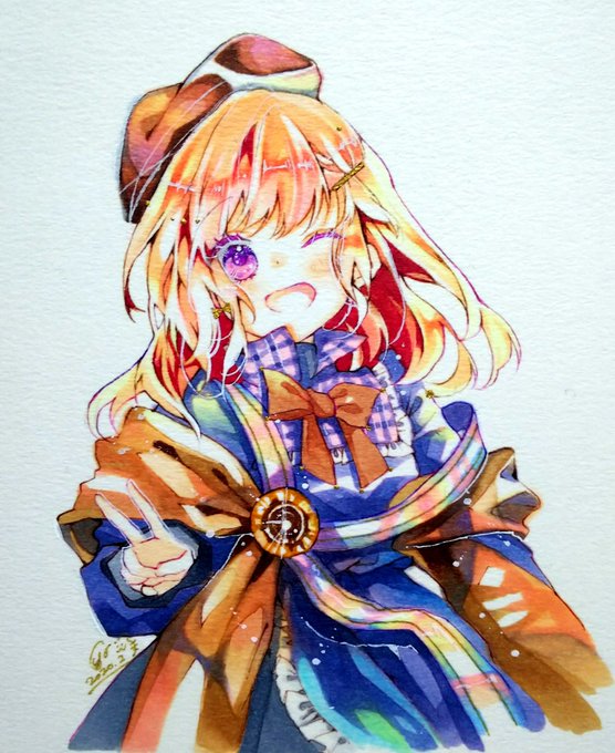 「かいしんのえがお!」
#コピック 