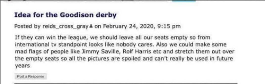 NOT_MOTD's tweet photo. Some Everton fans are fucking wild mate. 😂😂😂😂 https://t.co/BGhLI31FoA