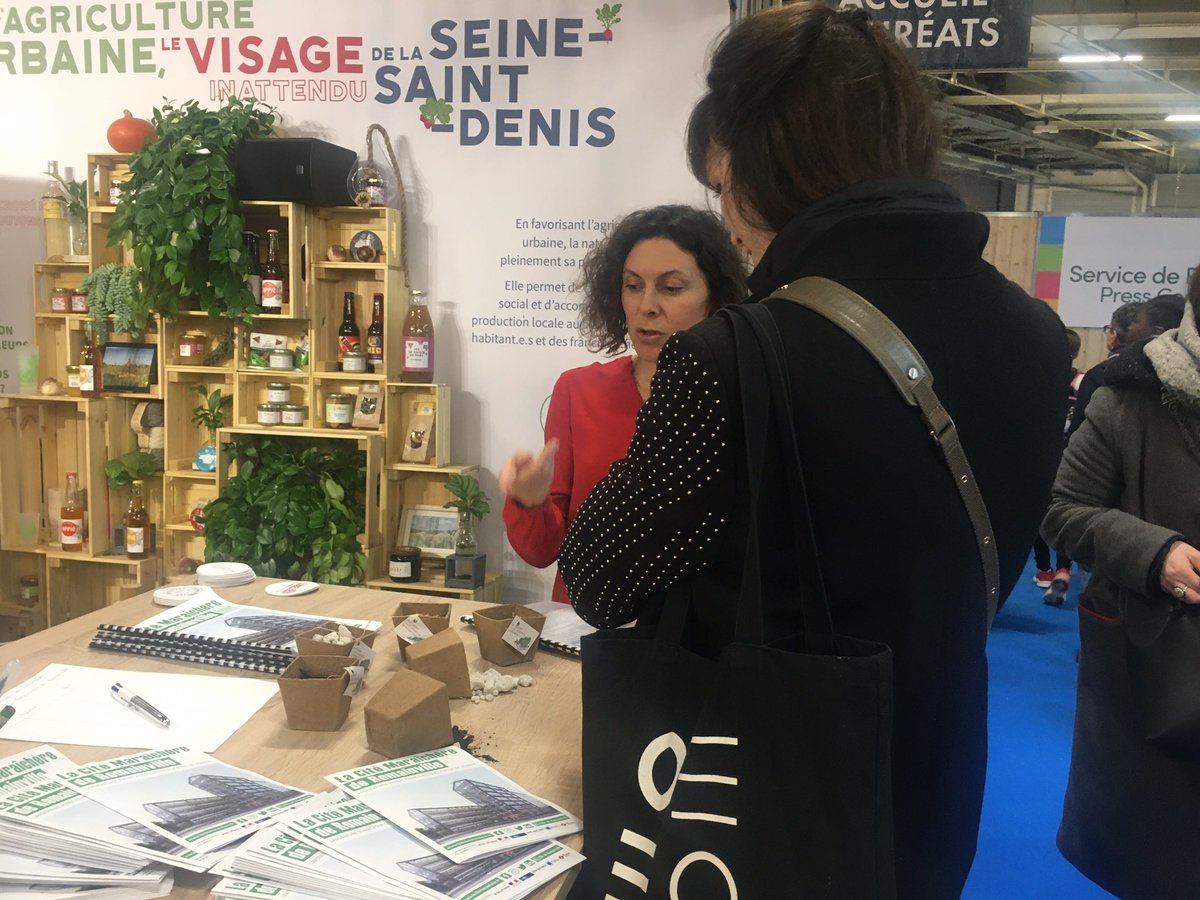 Retrouvez la Cité Maraîchère <a href="/93Romainville/">Ville de Romainville</a> cet après midi au Salon international de l'Agriculture avec <a href="/inssd93/">IN SEINE-SAINT-DENIS</a>