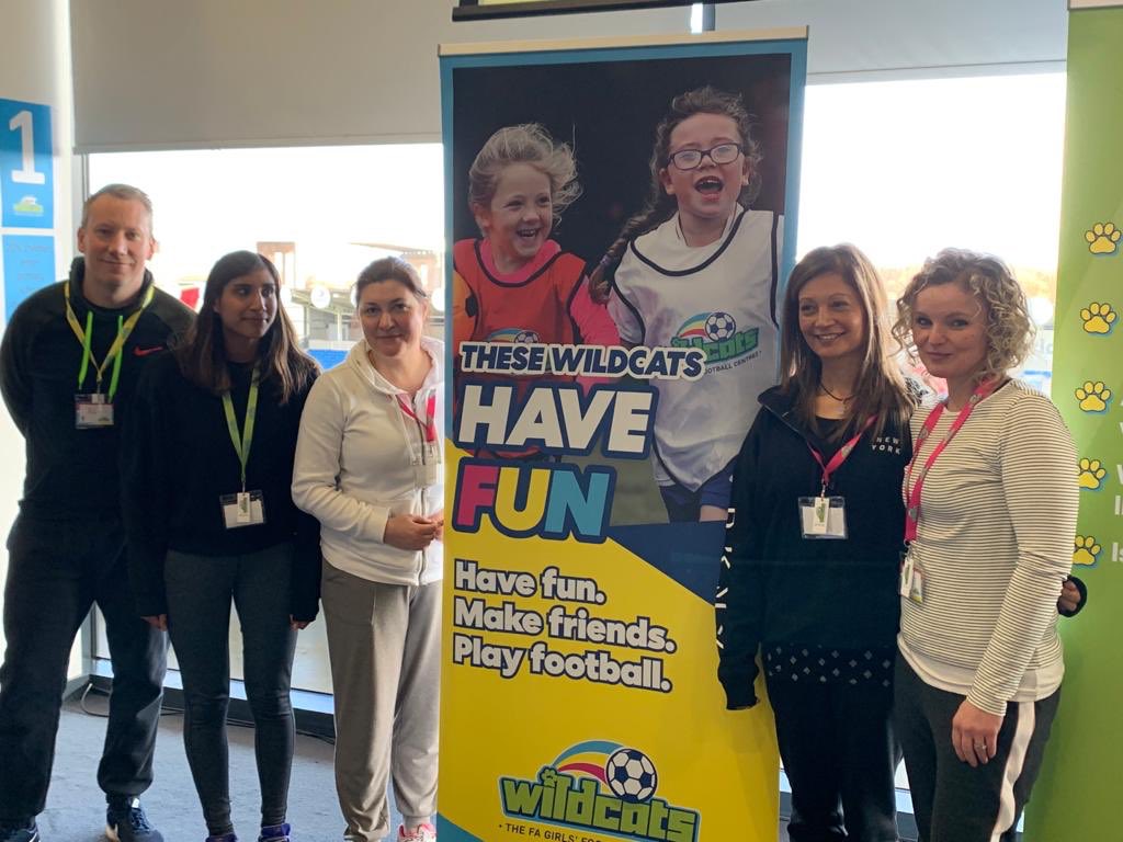 New <a href="/queensgatefc/">Queensgate FC</a> coaches in training at the AJ Bell stadium. In preparation for the QFC Wildcats launching in April...details coming soon!