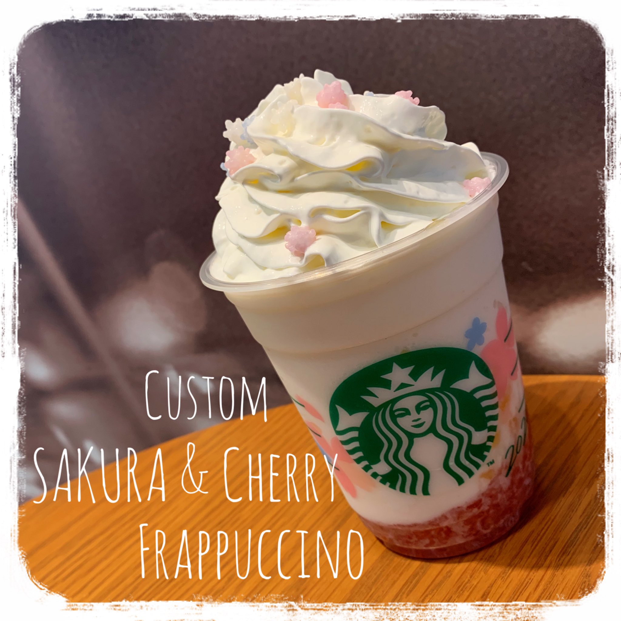 さくら フラペチーノ カスタマイズ