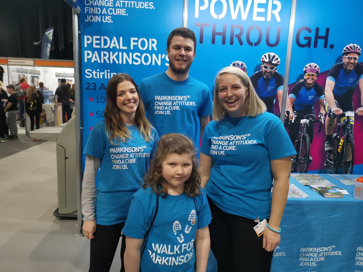 Great to see <a href="/ParkinsonsUK/">Parkinson's UK</a> at <a href="/ScropsScotland/">ScropsScotland</a>, if you are there today or tomorrow head over &amp; see them at stand A21 &amp; sign up for one of their amazing walks or cycle. 💙
<a href="/PedalParkinsons/">Pedal for Parkinsons</a>
#GreatGlenChallange
#CausewayCoastChallange
#Parkinsons