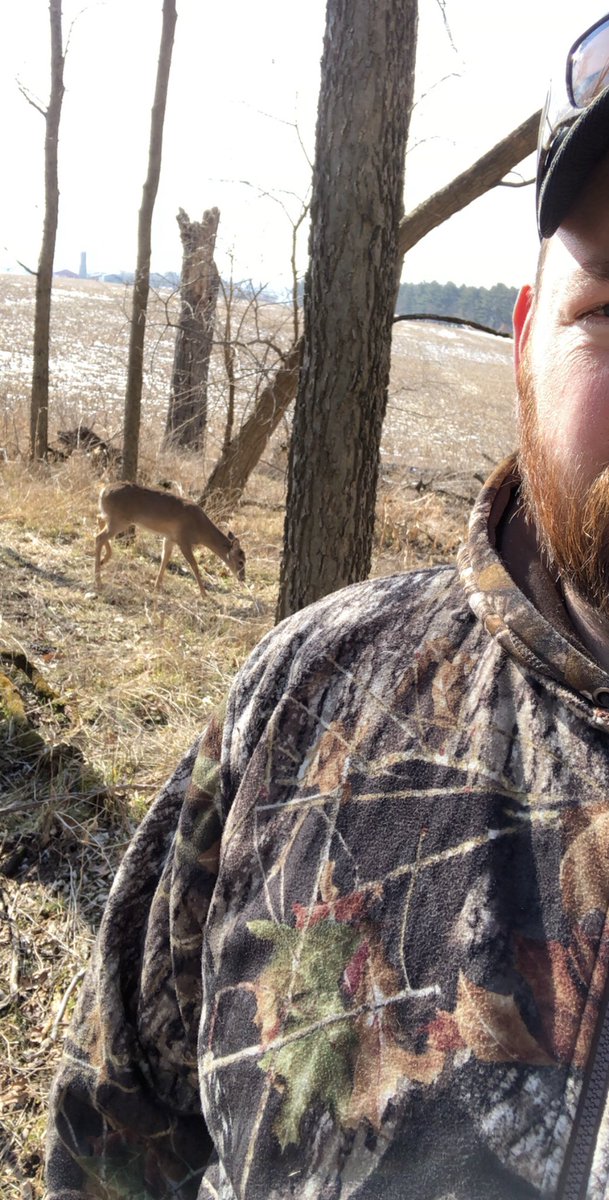 R2KOutdoors's tweet photo. When shed hunting and you have company following you around lol https://t.co/RHpmCZVVFZ