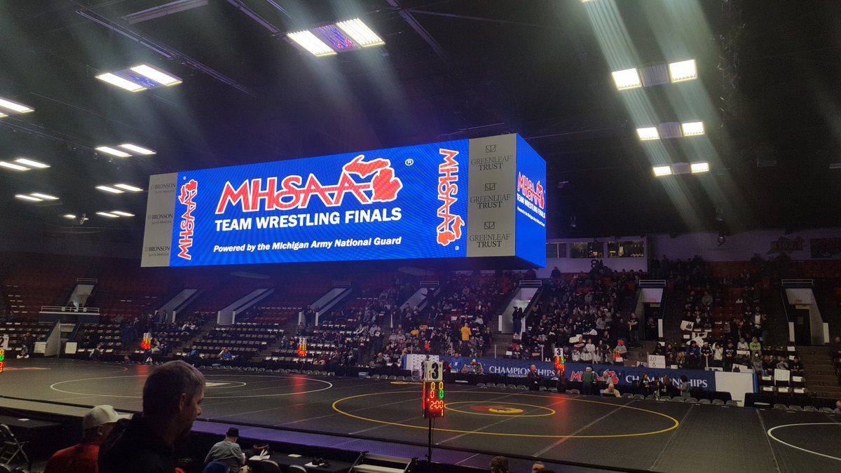 Excited to support our wrestling team at state semi-finals!