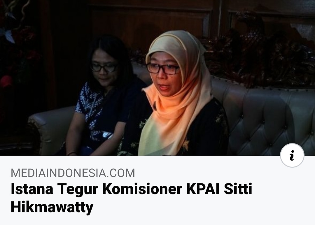 Istana banci..gak punya wibawa sama sekali.

Orang begini itu dipecat. Bukan ditegur.