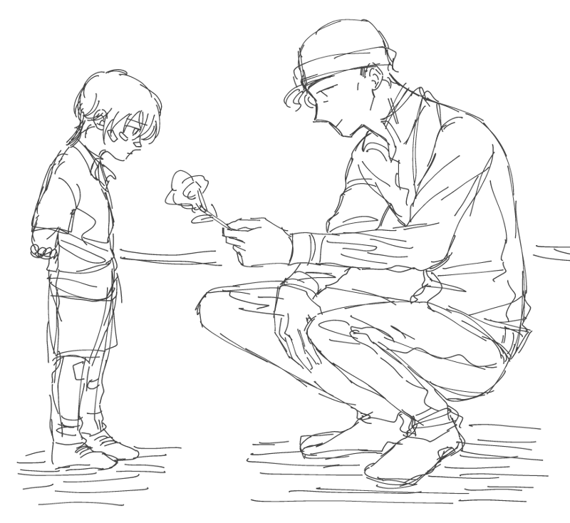 こういう7pの漫画を描いてる 