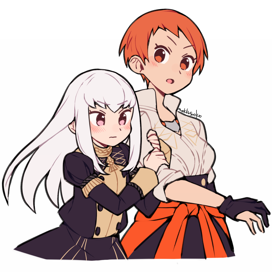 リシテア=フォン=コーデリア(ファイアーエムブレム風花雪月) 「レオリシ 」|Mカエルのイラスト