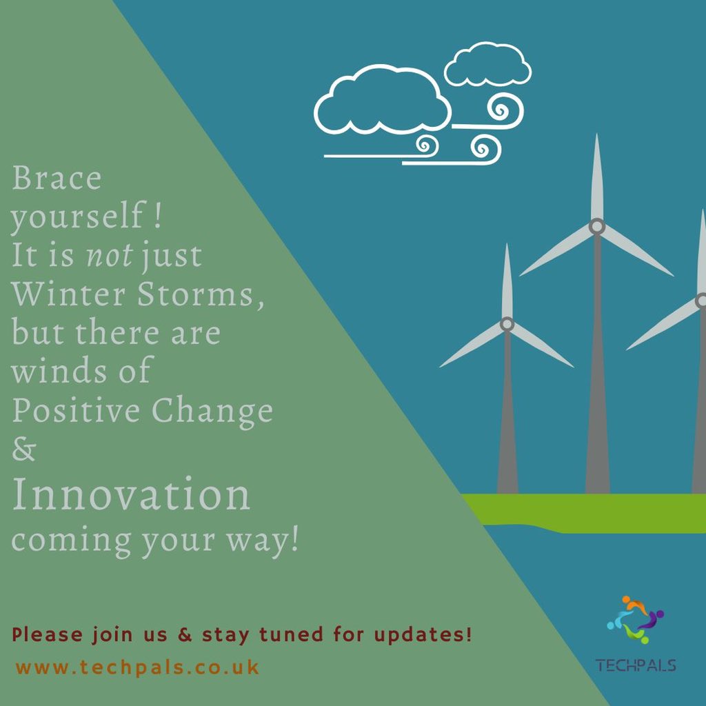 Techpals_UK's tweet photo. While it's going to be a windy this weekend in the U.K. due to storm Jorge; there are positive changes for the economy on the way too!
Please don't forget to visit:
https://t.co/GXiTGP51lE
#Techpals #Innovation #WithYouStepbyStep #uksmallbiz #shopsmall #SmartSolution #weekend https://t.co/VQtGiwTmg7