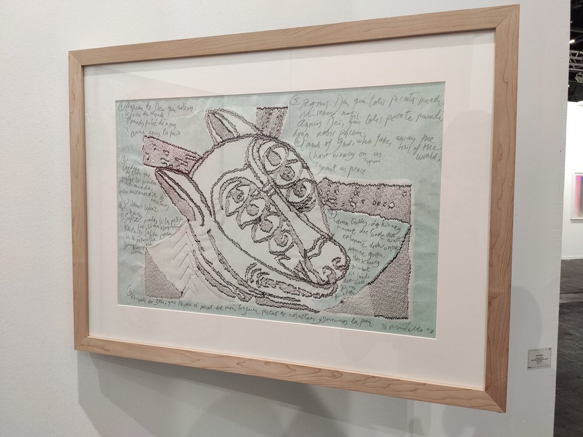 MarisolSalanova's tweet image. Antoni Miralda en el stand de @galeriasenda de #ARCO2020