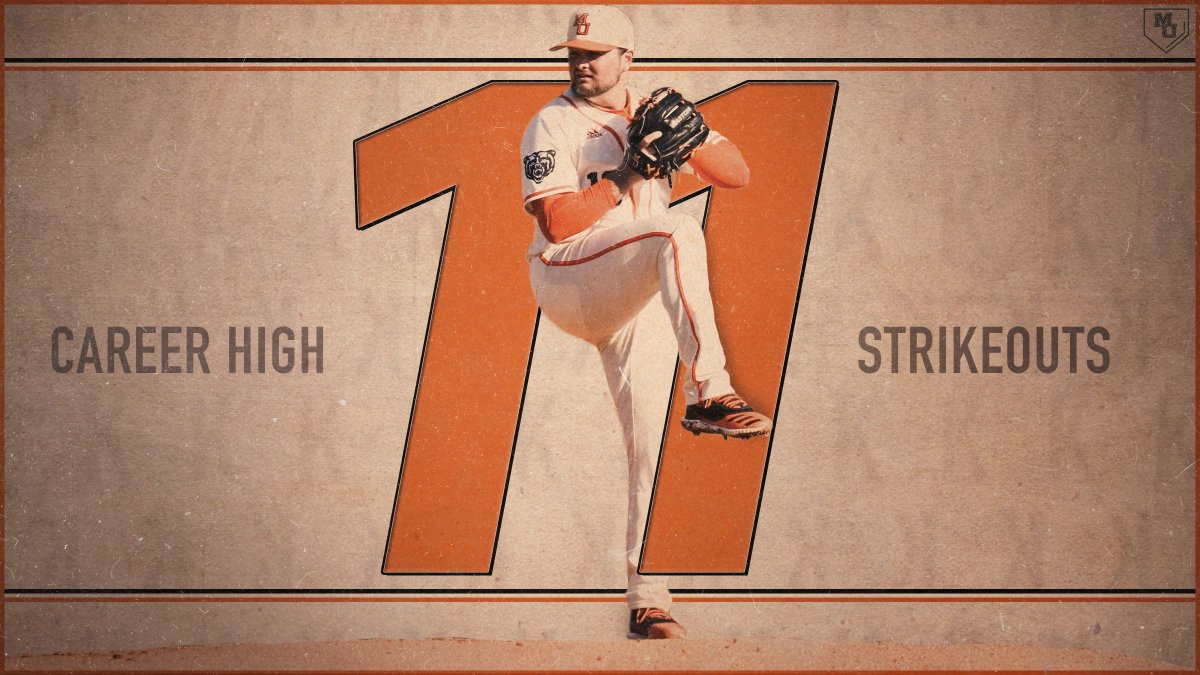 MercerBaseball's tweet photo. In last night's win, Tanner Hall (@T_Hall10) set a career-high with 11 strikeouts! 

#WinnersWin | #RoarTogether https://t.co/EUTHjlcQcZ