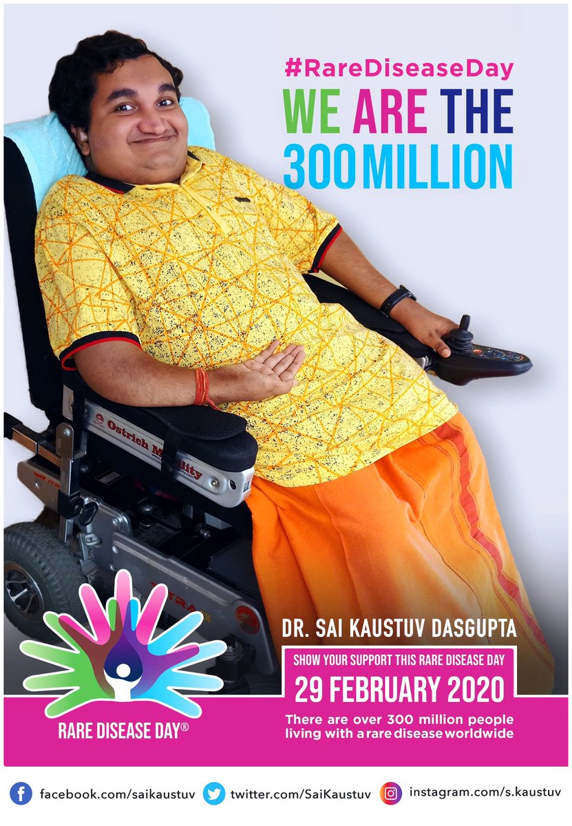 We are not only RARE but LIMITED EDITION! Celebrating #rarediseaseday with my rare #smile to #inspire 300 million rare diseased people all over world. Let's spread the awareness to care, support & love all these real life celebrities #icare4rare #motivation #SaturdayMotivation