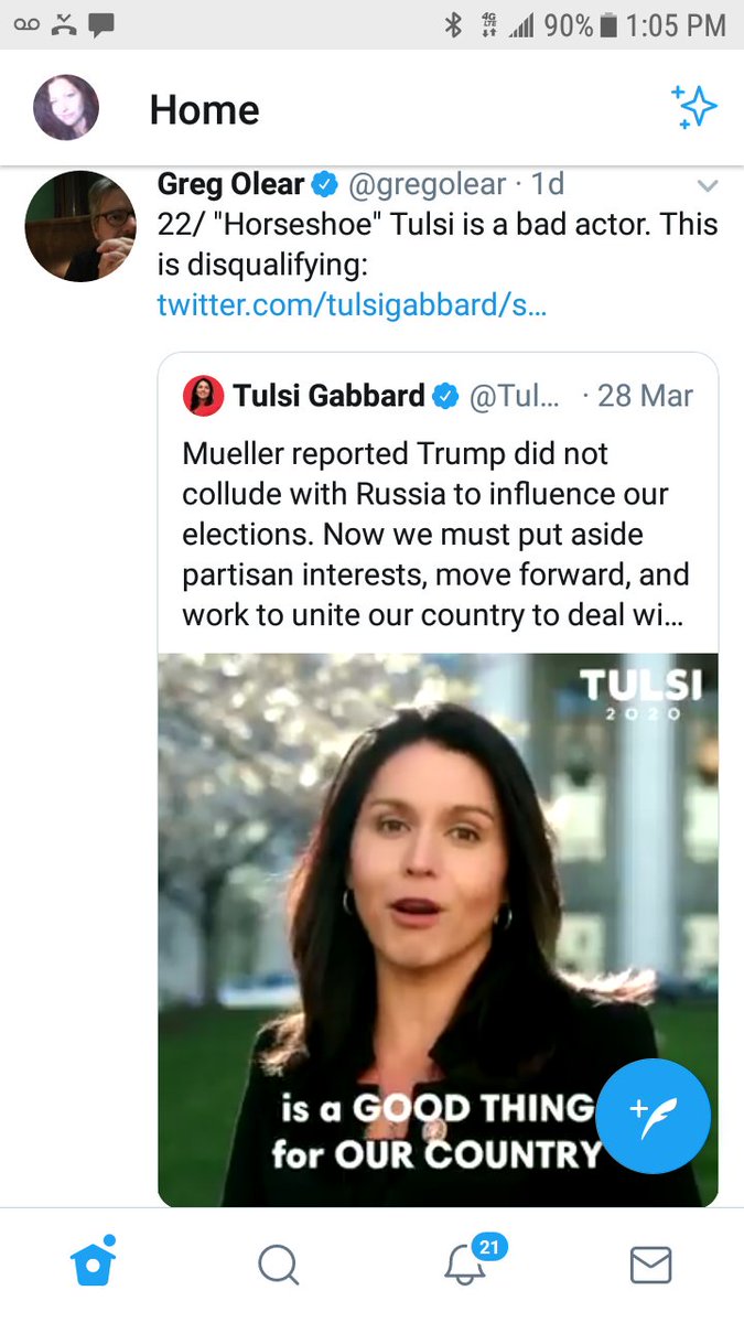HolisticPsy1's tweet photo. @Salacia_sea @joncoopertweets #NeverTulsi #TooManyReasons https://t.co/8TWCHxQZjA