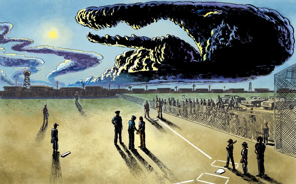 <a href="/TheOutsiderHBO/">The Outsider</a> #WhoIsTheOutsider Illustration by <a href="/_benjaminmarra_/">Benjamin Marra</a>