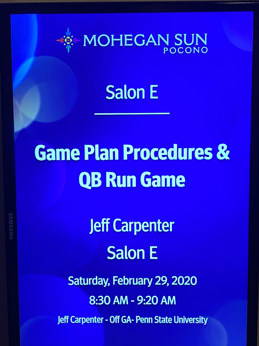 AcademyClinics's tweet photo. After an unbelievable first day...we are underway this morning. We cant thank all of the coaches & speakers enough for their support in making The Coaches Academy one of the best FB Clinics ever! @TheFundingZone @_jeffcarp @SC_Coachmac @RoboLeonard #raisethebar #expectmore https://t.co/M1L0urEuUs