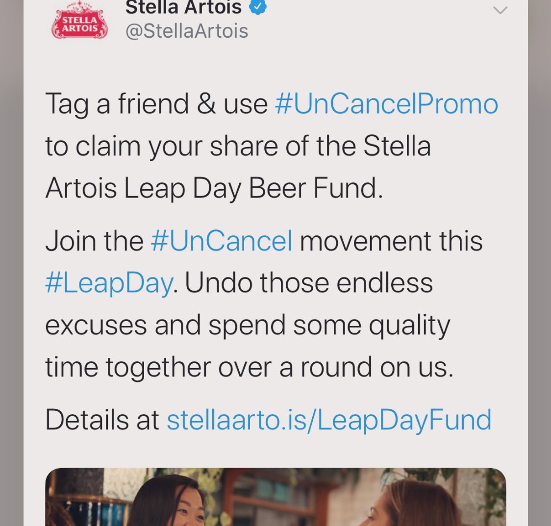 lucymcaldwell's tweet image. It would probably be good if large, multi-national companies could refrain from marketing/ad plays where they refer to “movements” to sell consumer products, especially language like “Join the #UnCancel movement.” Or, you know, maybe just use the ol’ Google first as a gut check.