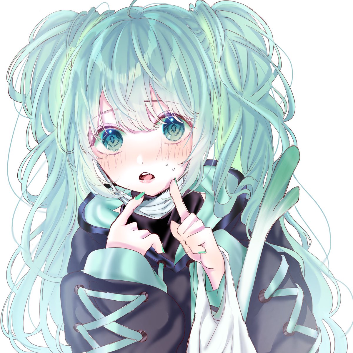 コロナばっかりで気が滅入るから可愛い初音ミク載せようぜ 素敵なタグだ もぶきャらのイラスト