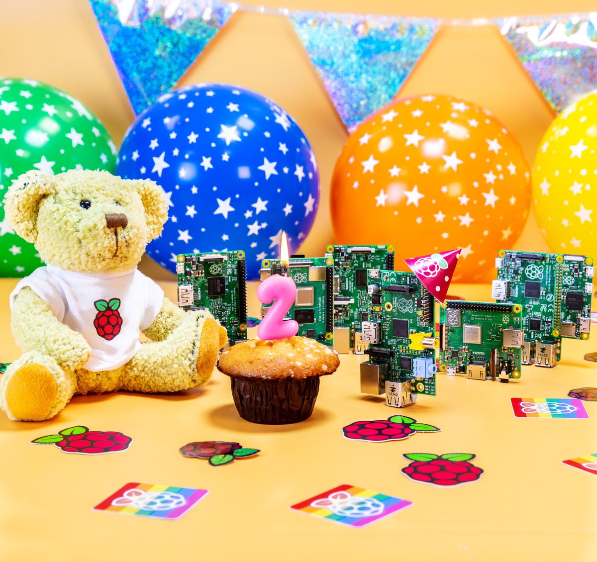 Today is both our eighth and second birthday. Whose idea was it to launch a product on 29 Feb?!
Share the story of your first Raspberry Pi using #HappyBirthdayRaspberryPi