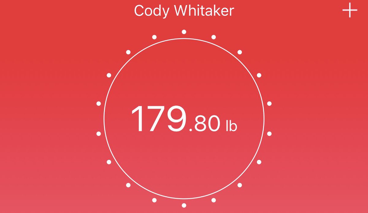 cjwhitaker56's tweet photo. My weight goal was 180. Today, I can say I am officially below my weight goal. ✌🏻😆
A huge thank you to my trainer, @_shannat11. Definitely wouldn’t be anywhere close to my goal - let alone surpassing it - without you. #thankyou #fitness #weightgoal #weightloss #fitnessjourney https://t.co/JtIYDLyWc4