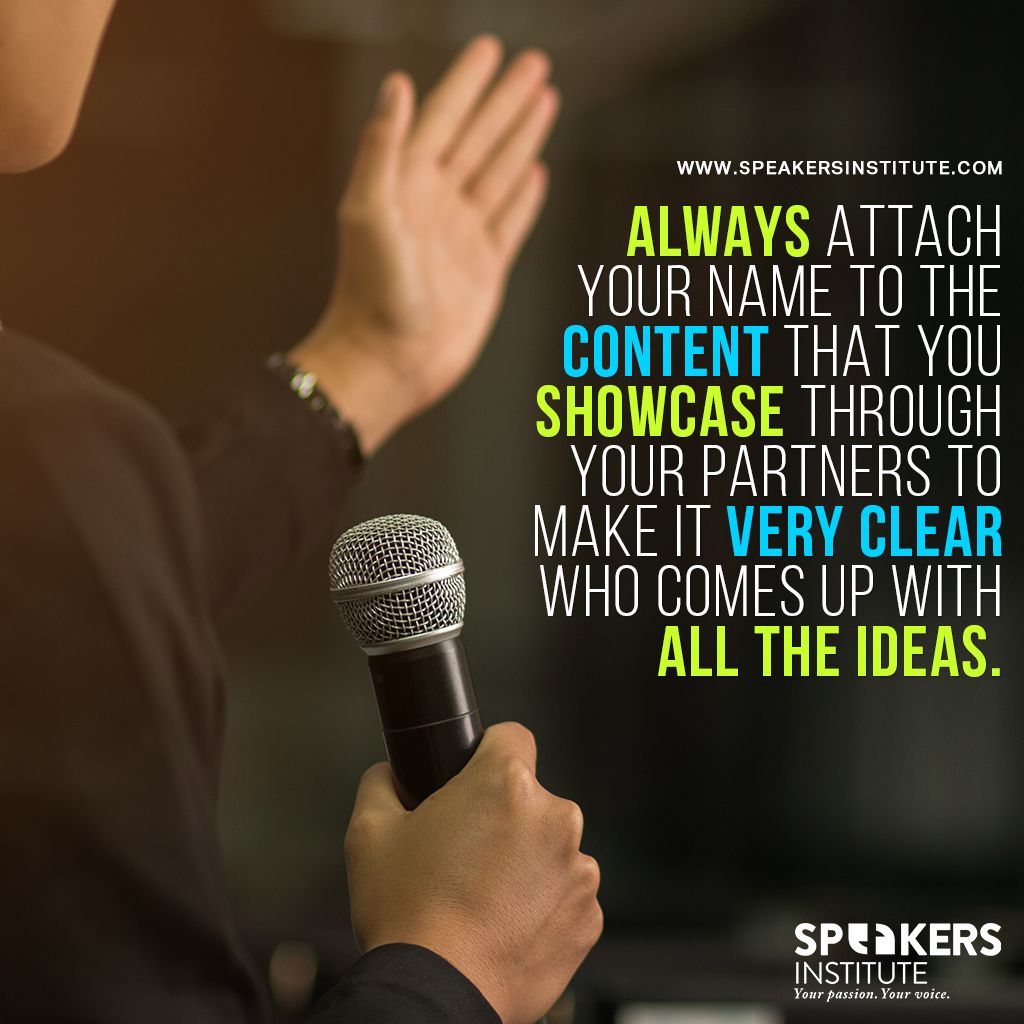 _SIOfficial's tweet photo. 📣 ALWAYS attach your name to the CONTENT that you SHOWCASE through your partners to make it VERY CLEAR who comes up with ALL THE IDEAS. 

Want more info? Go => https://t.co/s5zbiwuH8J

#content #showcase #ideas #publicspeakingclass #speakerlife #speakersinstitute #publicspeaking https://t.co/c9lqoofL9o