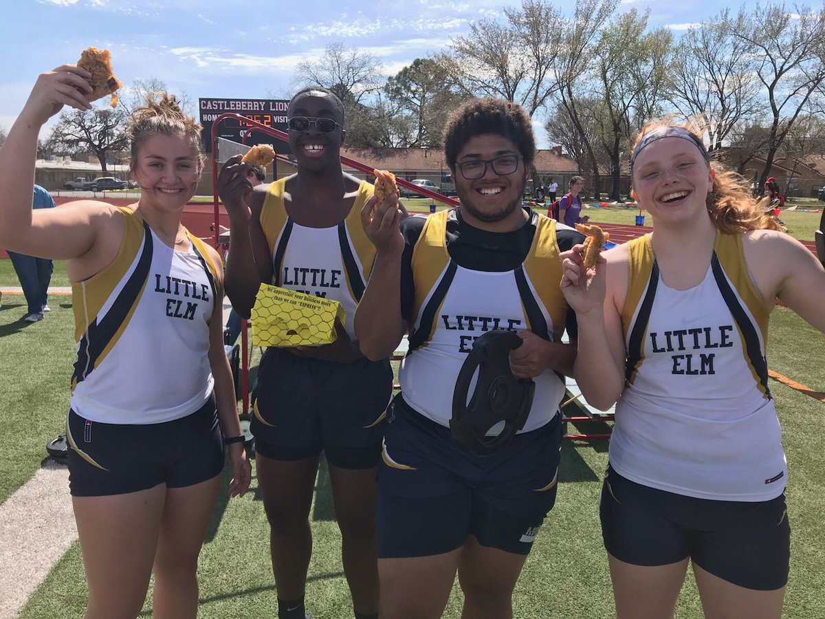 LEHS Track having fun and won weight person relay at Castleberry relays! <a href="/leisd/">Little Elm ISD</a> <a href="/LE_XC_Track/">LE XC&Track Booster</a> <a href="/LittleElmHS/">Little Elm HS</a>