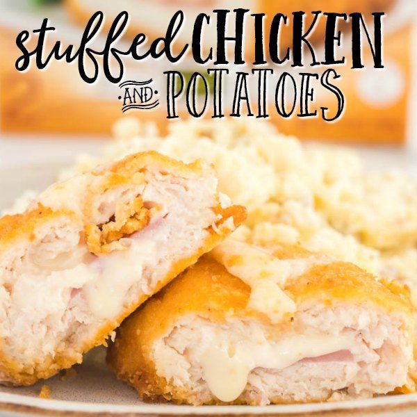 SpaceshipsLB's tweet photo. #ad We love these @BarberFoods Cordon Bleu Stuffed Chicken Breasts served with delicious, homemade garlic mashed potatoes -- a simple, hearty family meal! Plus, you can save on them now at Publix! Grab the recipe > https://t.co/rK0qimUkW3 #BarberNight https://t.co/gHySW4x1HL
