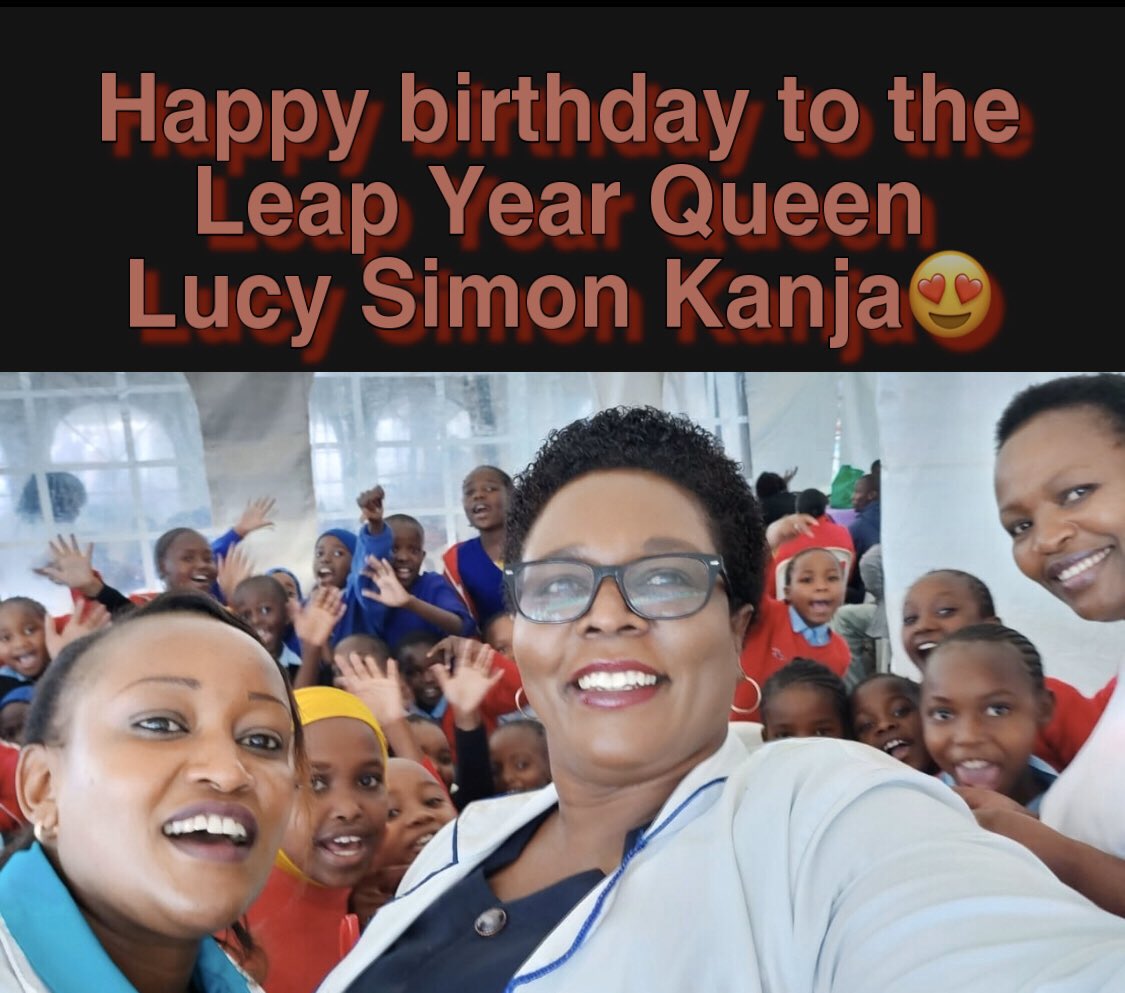 Happy birthday #LeapYear Lady <a href="/lucywkanja/">Lucy Kanja - MPH/MHSCM</a> 😍❣️🥰
Let’s celebrate our friend the leap year babe who is also a #Humanitarian #SHeHeroe. May she remain Happy Healthy and Wealthy to pursue her selflessly fought battles to get  #Immunization for all children in #Kenya