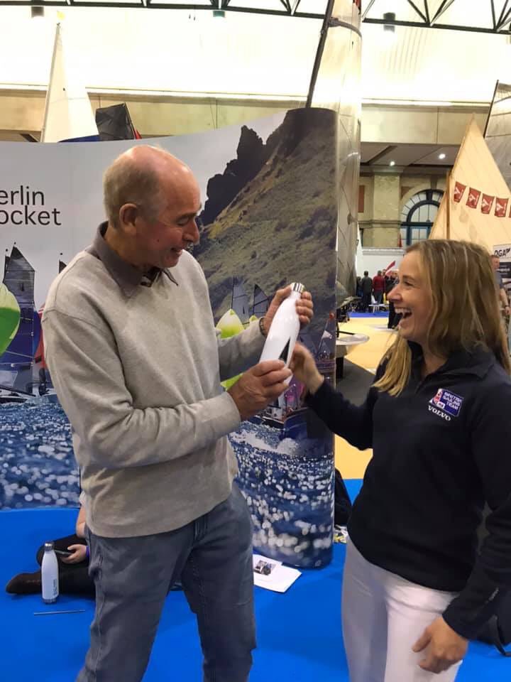 merlin_rocket's tweet photo. Great day on the #MerlinRocket stand at the @DinghyShow. Thanks to @hannahmills1988 And @big_pledge for supporting us! #BigPlasticPledge. Same again tomorrow on stand G20! #merlinrocket https://t.co/1yIIJ5RKKL