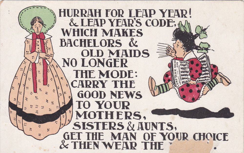 A Glorious Selection of Vintage Leap Year Cards - Flashbak. pic.twitter.com...