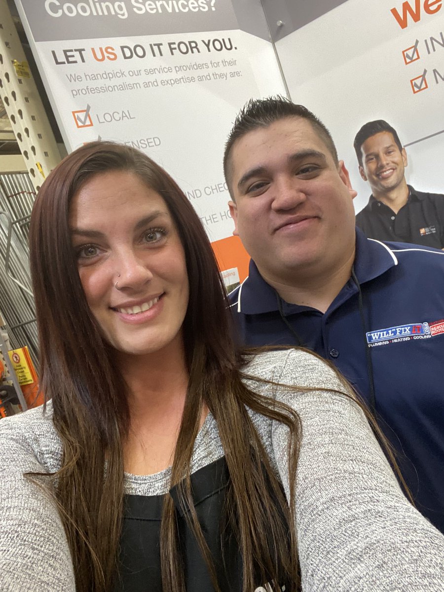 MattL_WFI's tweet photo. Need help lowering your electricity bills come by and see Shasta @ Home Depot 1604/Culebra From Tune ups to estimates to replace she’s your girl! @ShaneRives @SamWFI https://t.co/AkqbcRg56e