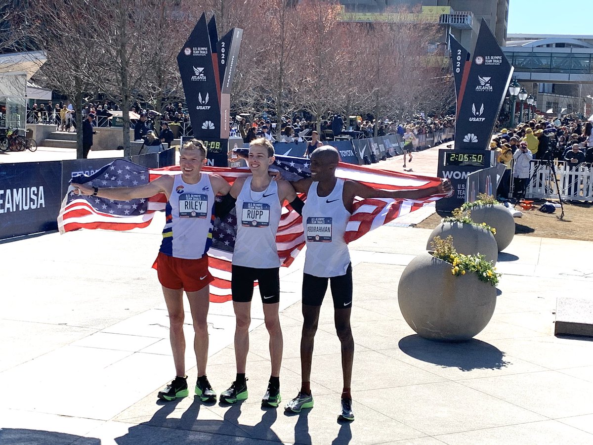 Outside_Run's tweet image. Your 2020 men’s U.S. Olympic marathon team! #Atlanta2020 #olympicmarathontrials