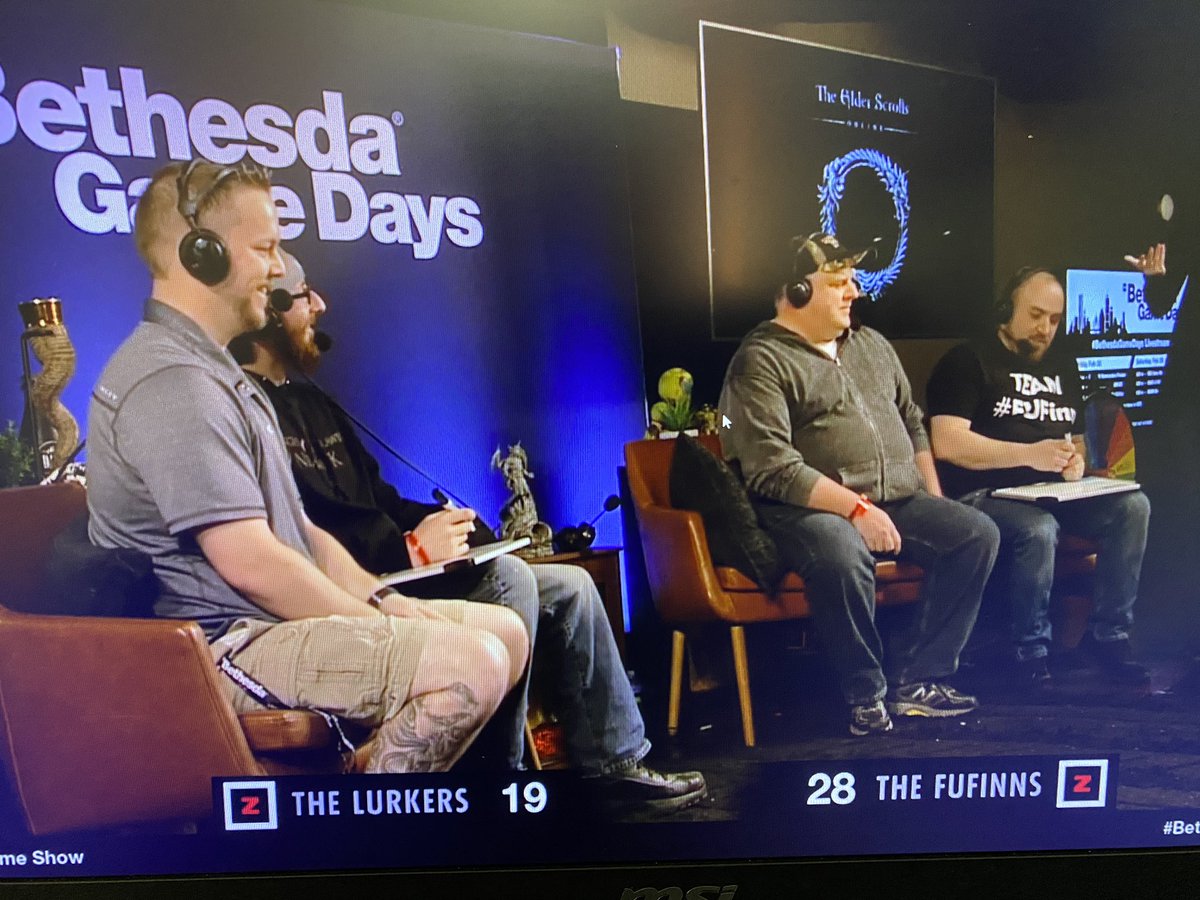 LoreseekersESO's tweet photo. LORESEEKERS REPRESENTING! We have two Loreseekers on stage at #BethesdaGameDays right meow! @LotusOfDoom @TESOnline @TalesofTamriel #LoreseekersGuild @thefinninator @SlashLurk https://t.co/2b6MxV6v5C https://t.co/HFXAwiDbUI